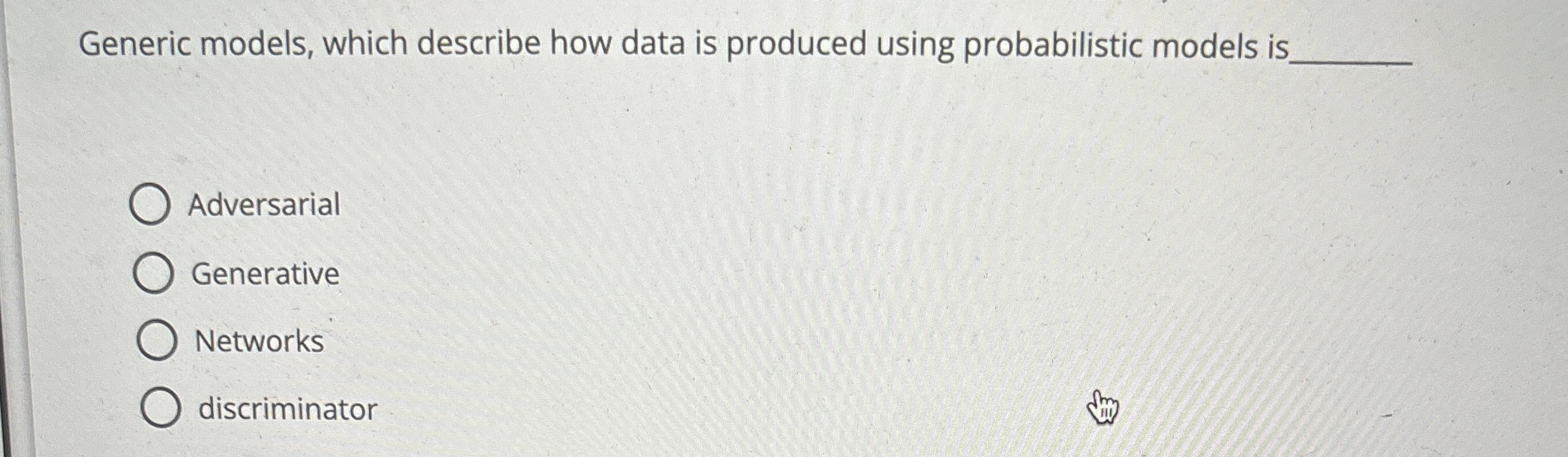 Generic models, which describe how data is