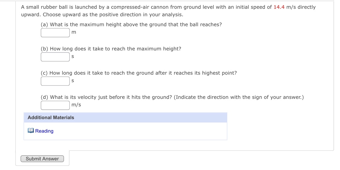 A small rubber ball is launched by a compressed -