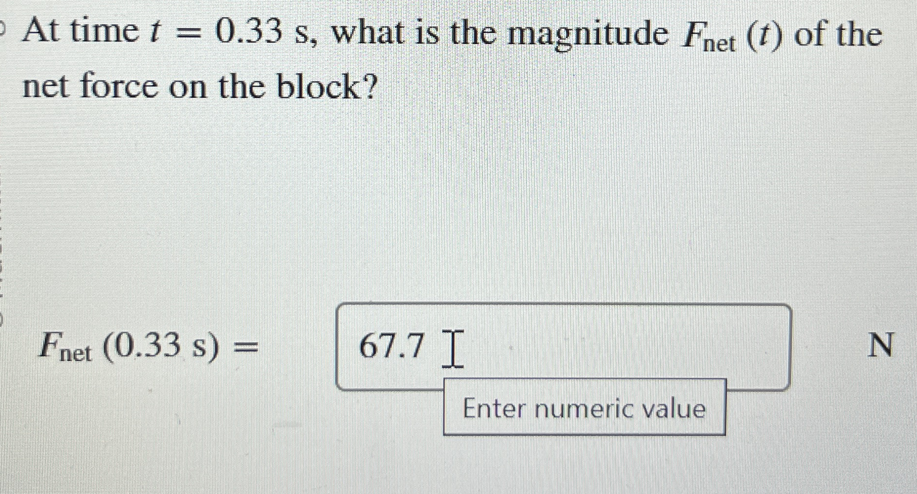 A block with mass m = 7 . 5 k g is hung from a