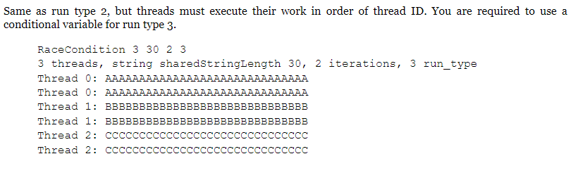 Please help, I need the threads to print in order