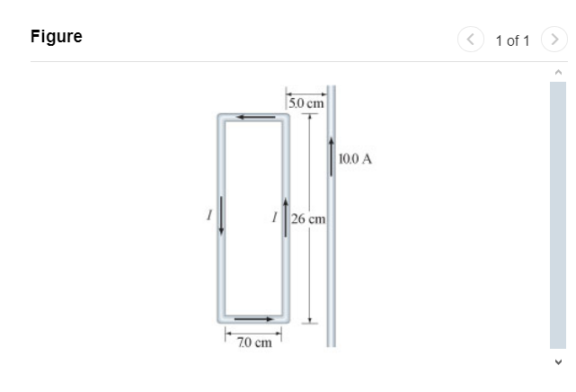 Figure A rectangular loop of wire carries a II =