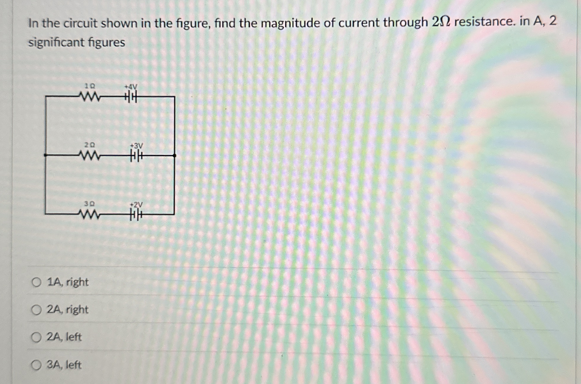 In the circuit shown in the figure, find the
