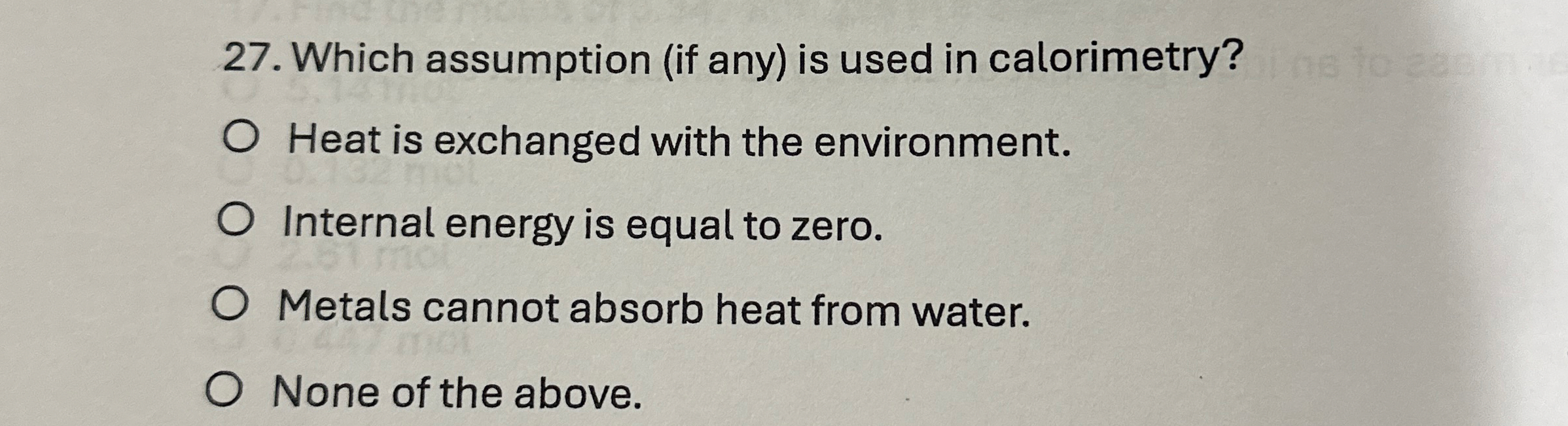 Which assumption ( if any ) is used in