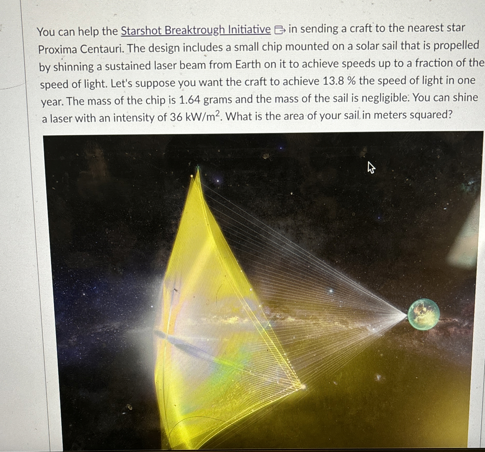 You can help the Starshot Breaktrough Initiative