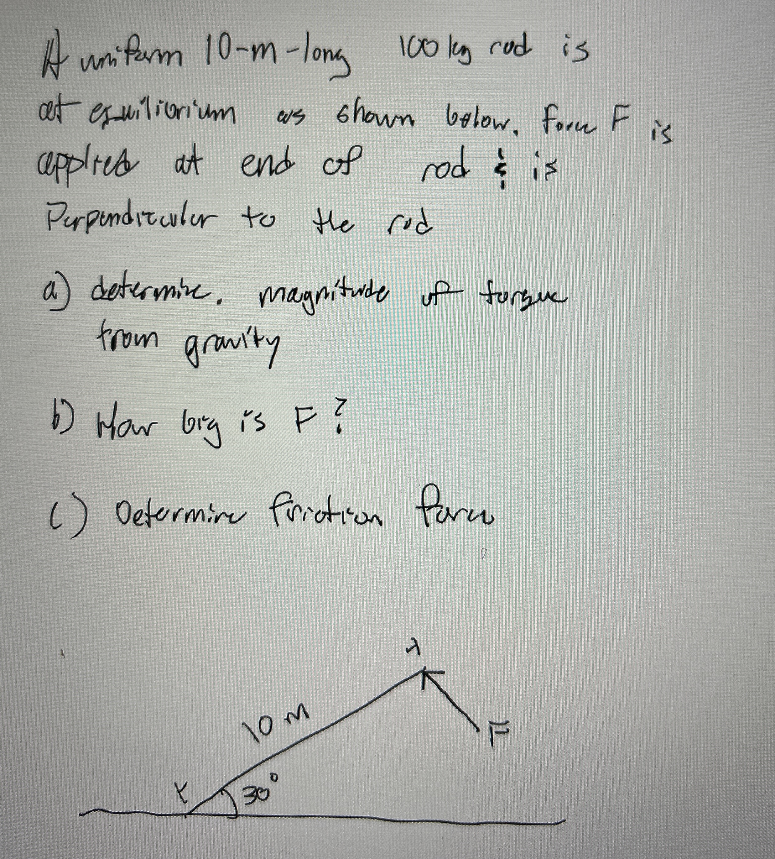 Aunifarm 1 0 - m - long 1 0 0 kg rod is at