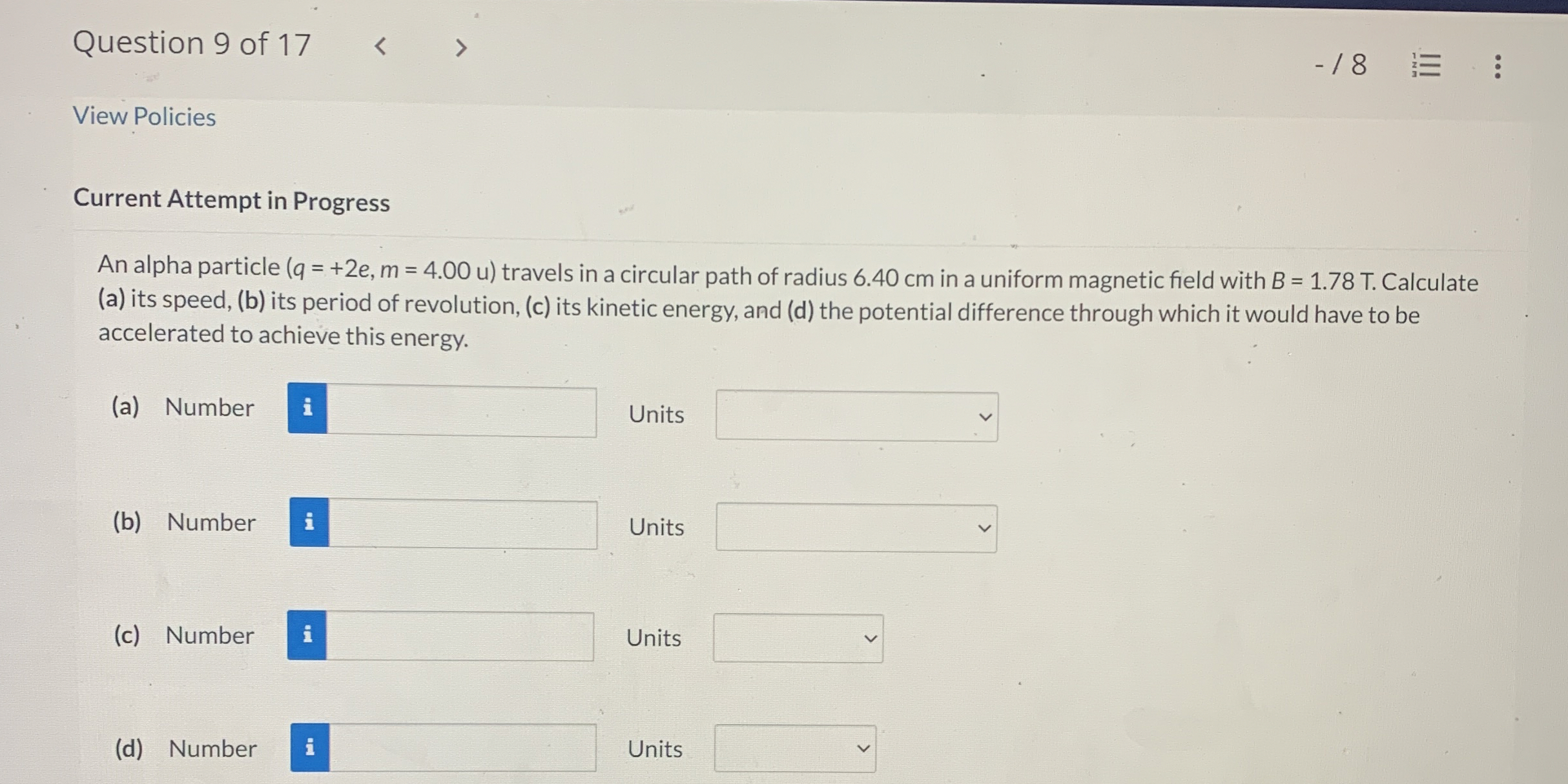 A metal strip 7 . 9 7 cm long, 0 . 8 3 6 cm wide,