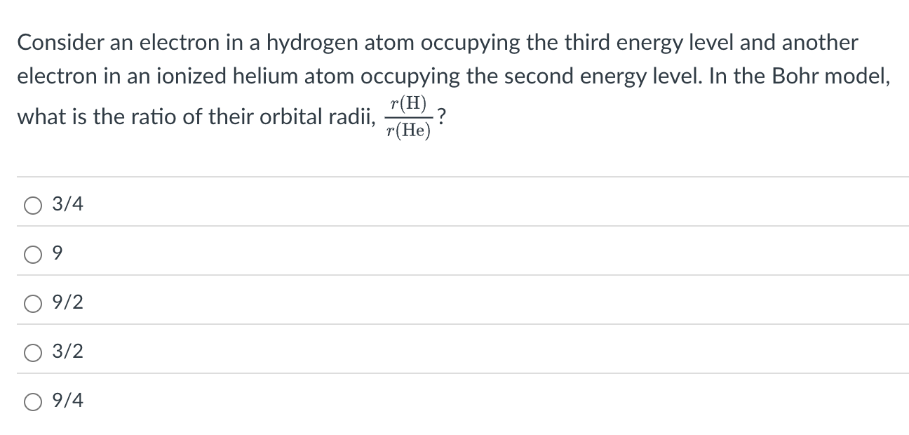 Consider an electron in a hydrogen atom occupying