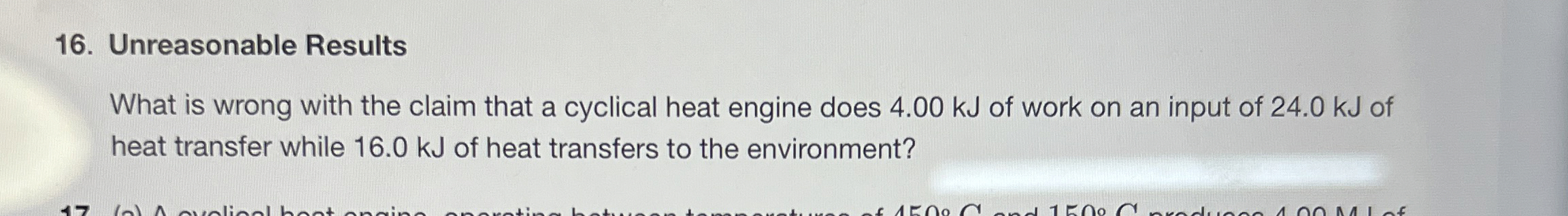 Unreasonable Results What is wrong with the claim