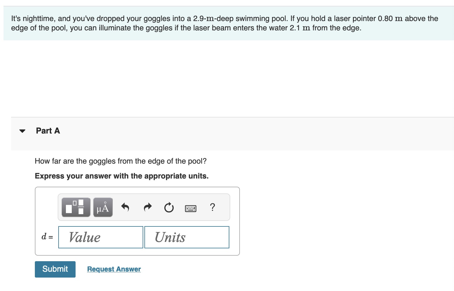 ask expert It's nighttime, and you've dropped