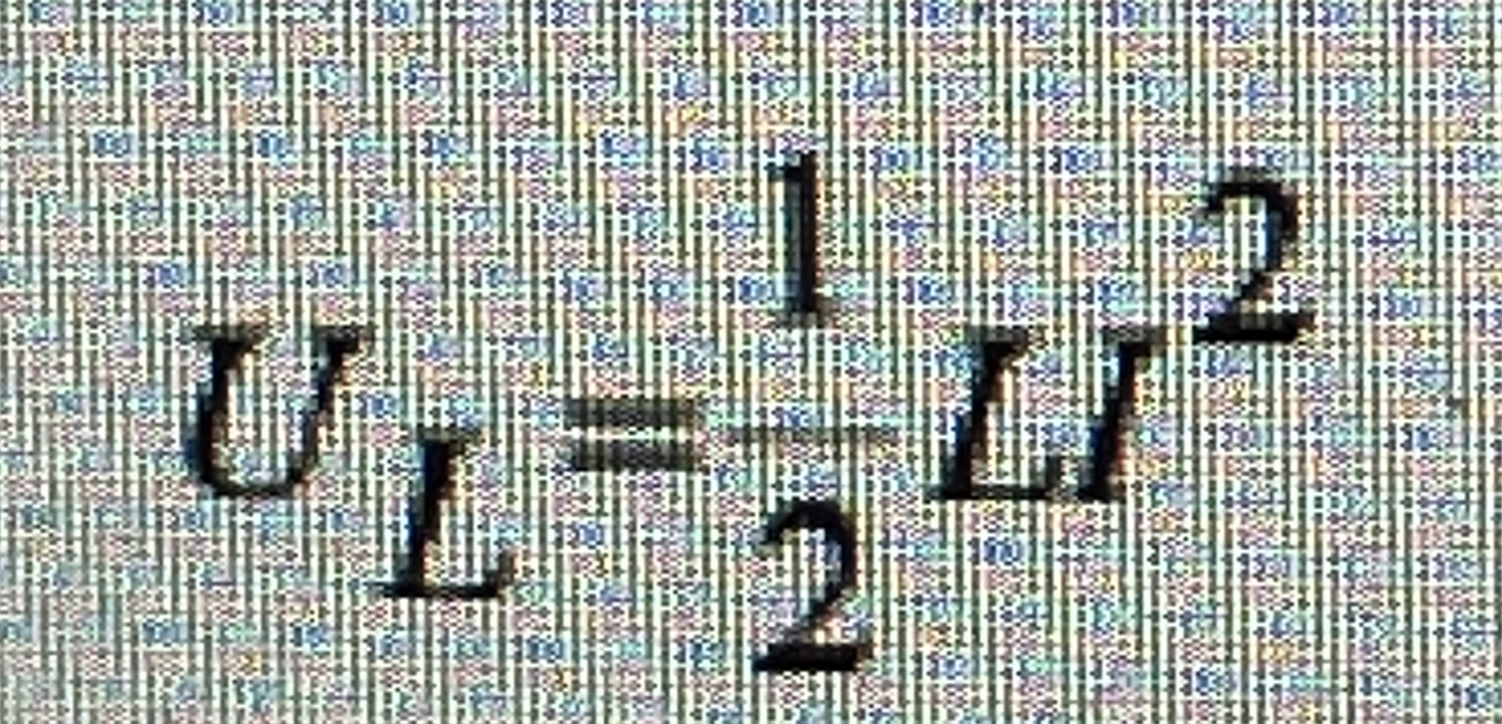 U L = 1 2 L I 2 Define the formula and its