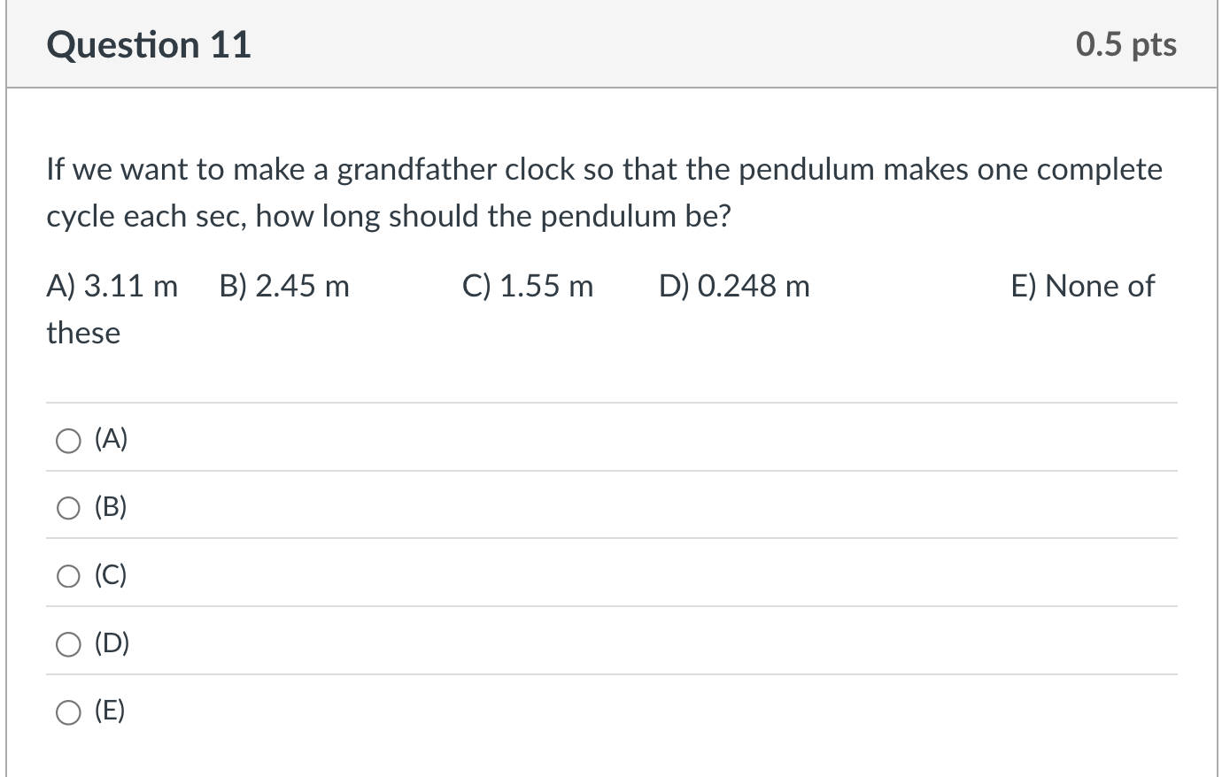 Question 1 1 If we want to make a grandfather