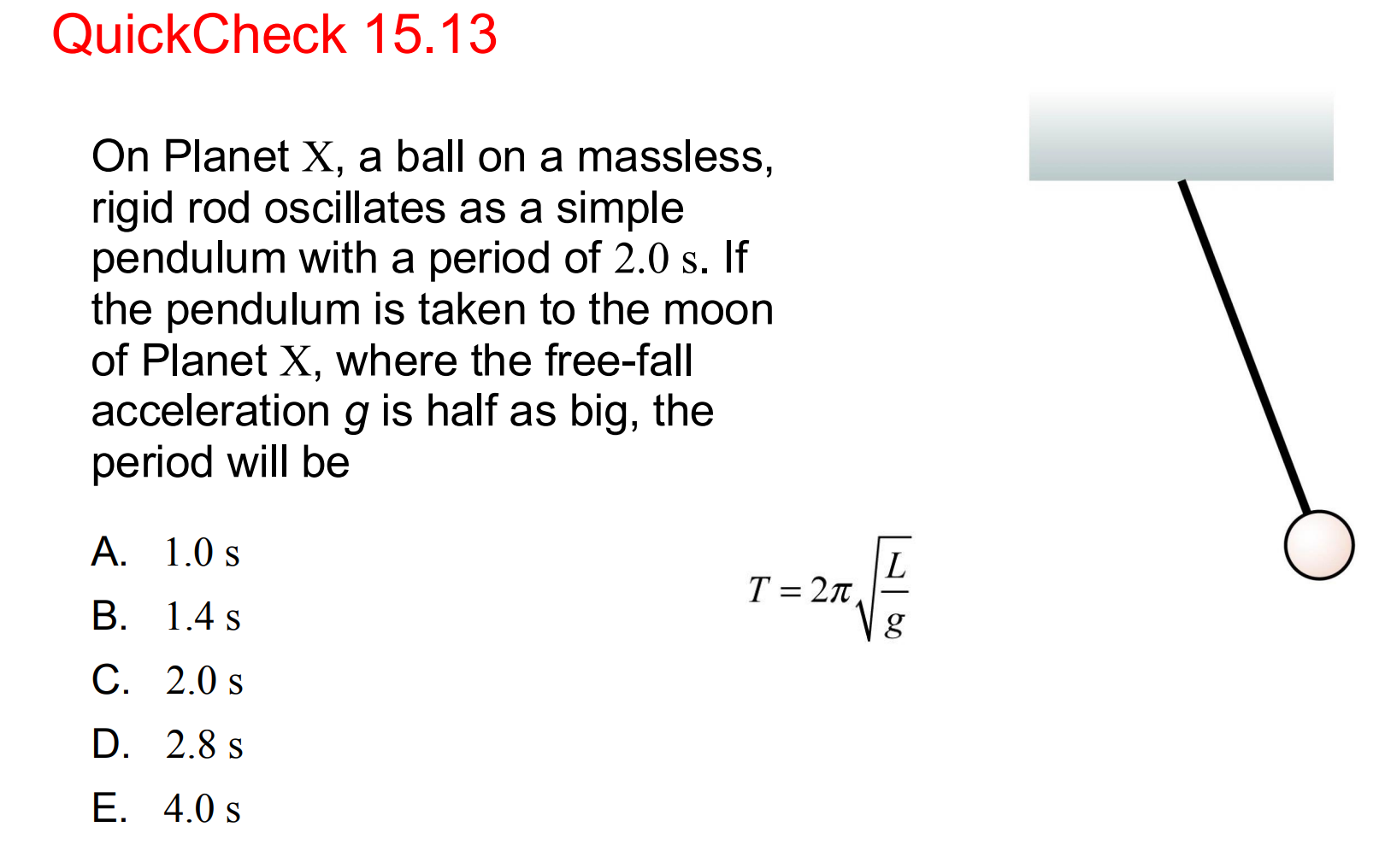 QuickCheck 1 5 . 1 3 On Planet X , a ball on a