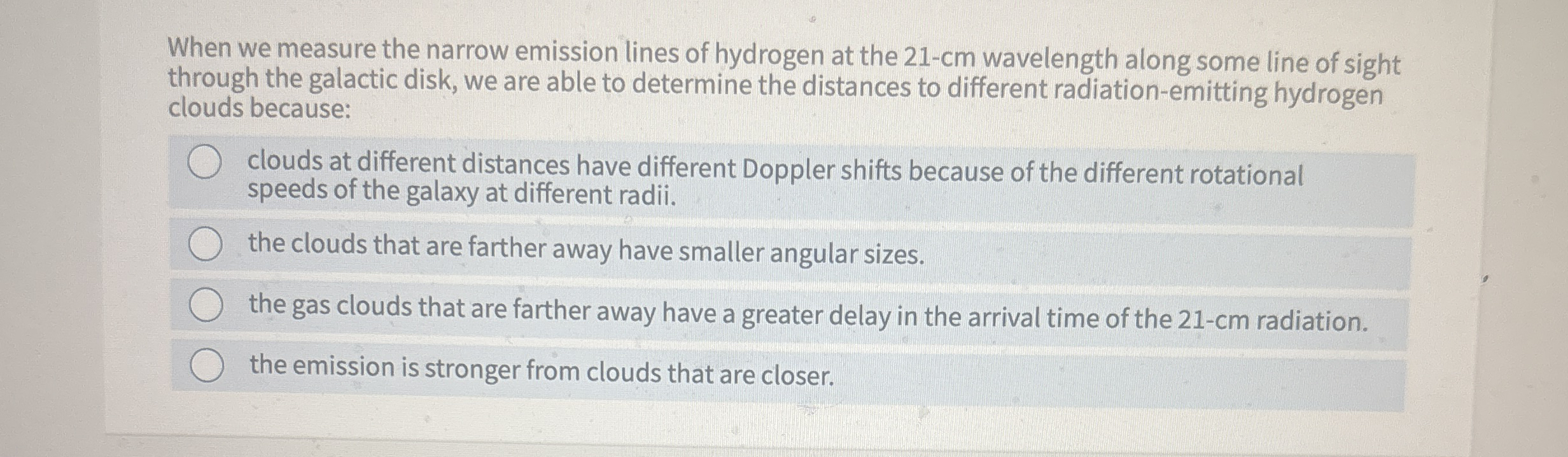 When we measure the narrow emission lines of