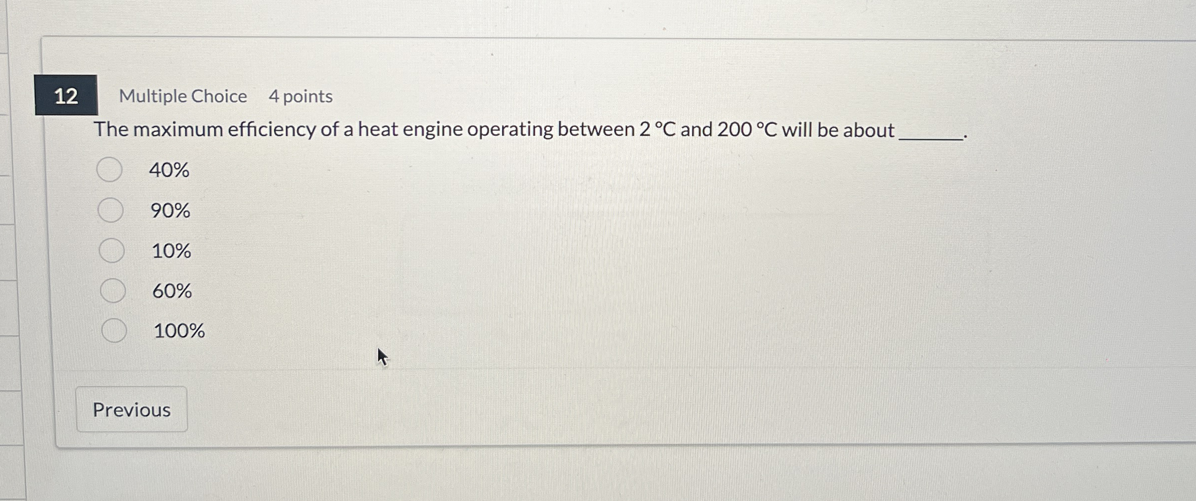 1 2 Multiple Choice 4 points The maximum
