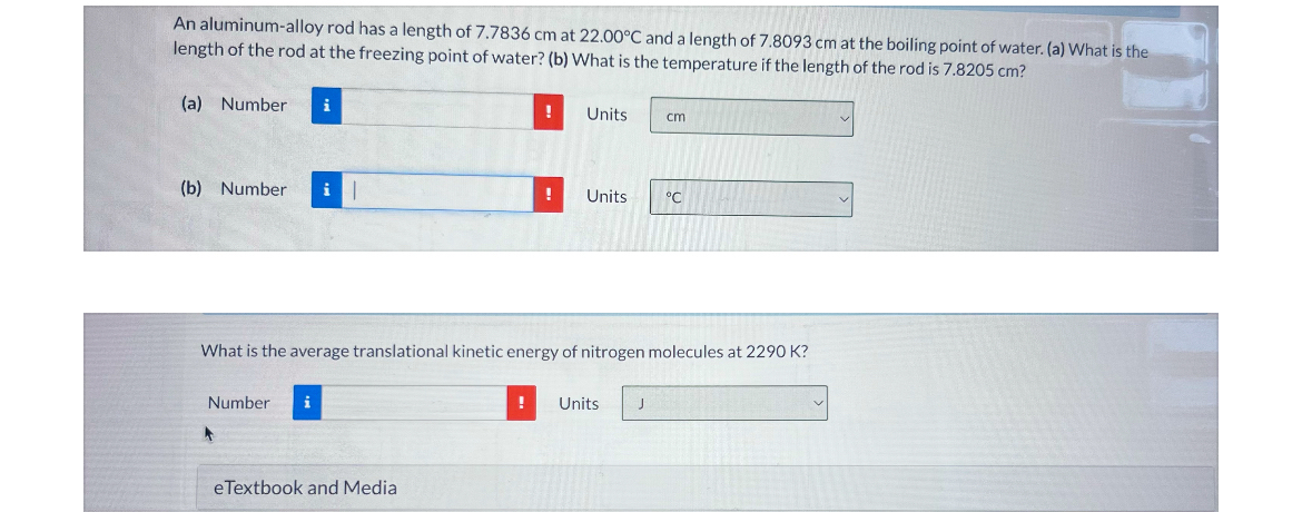 An aluminum - alloy rod has a length of 7 . 7 8 3