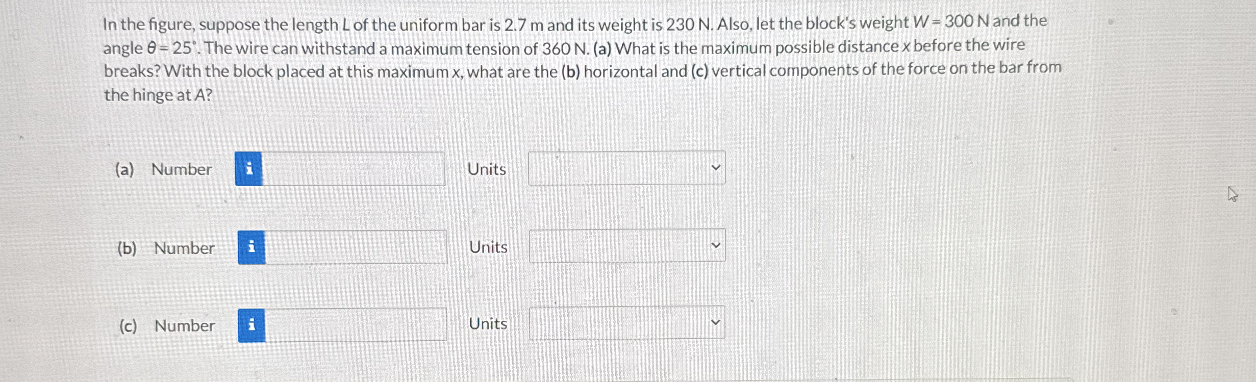 In the figure, suppose the length L of the