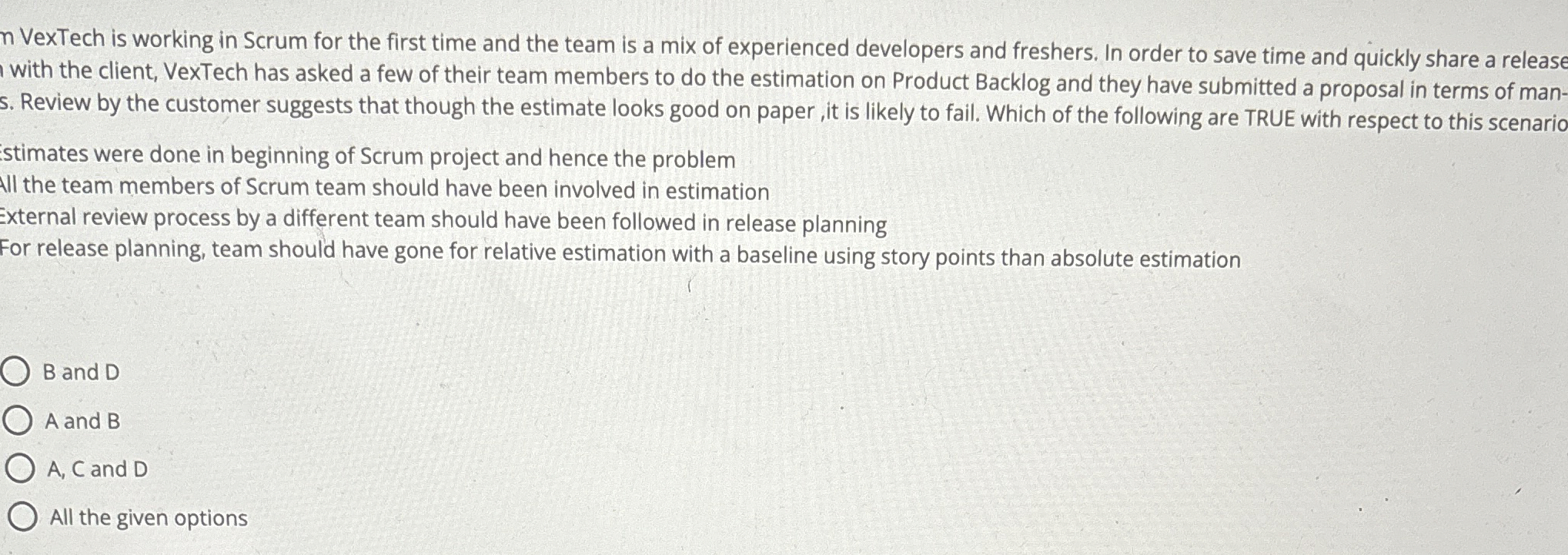 n VexTech is working in Scrum for the first time