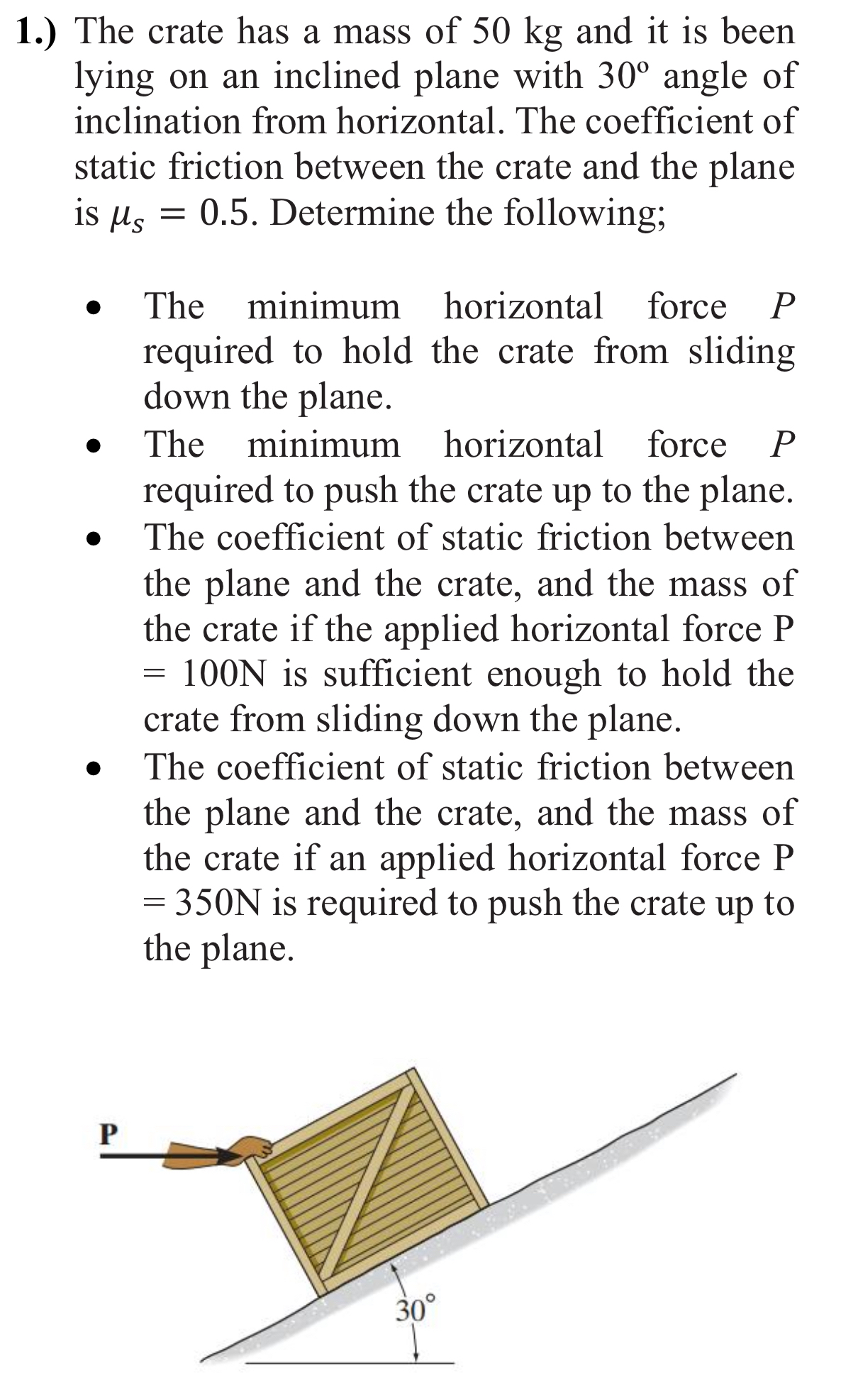 Friction problem