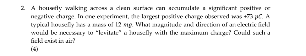 A housefly walking across a clean surface can
