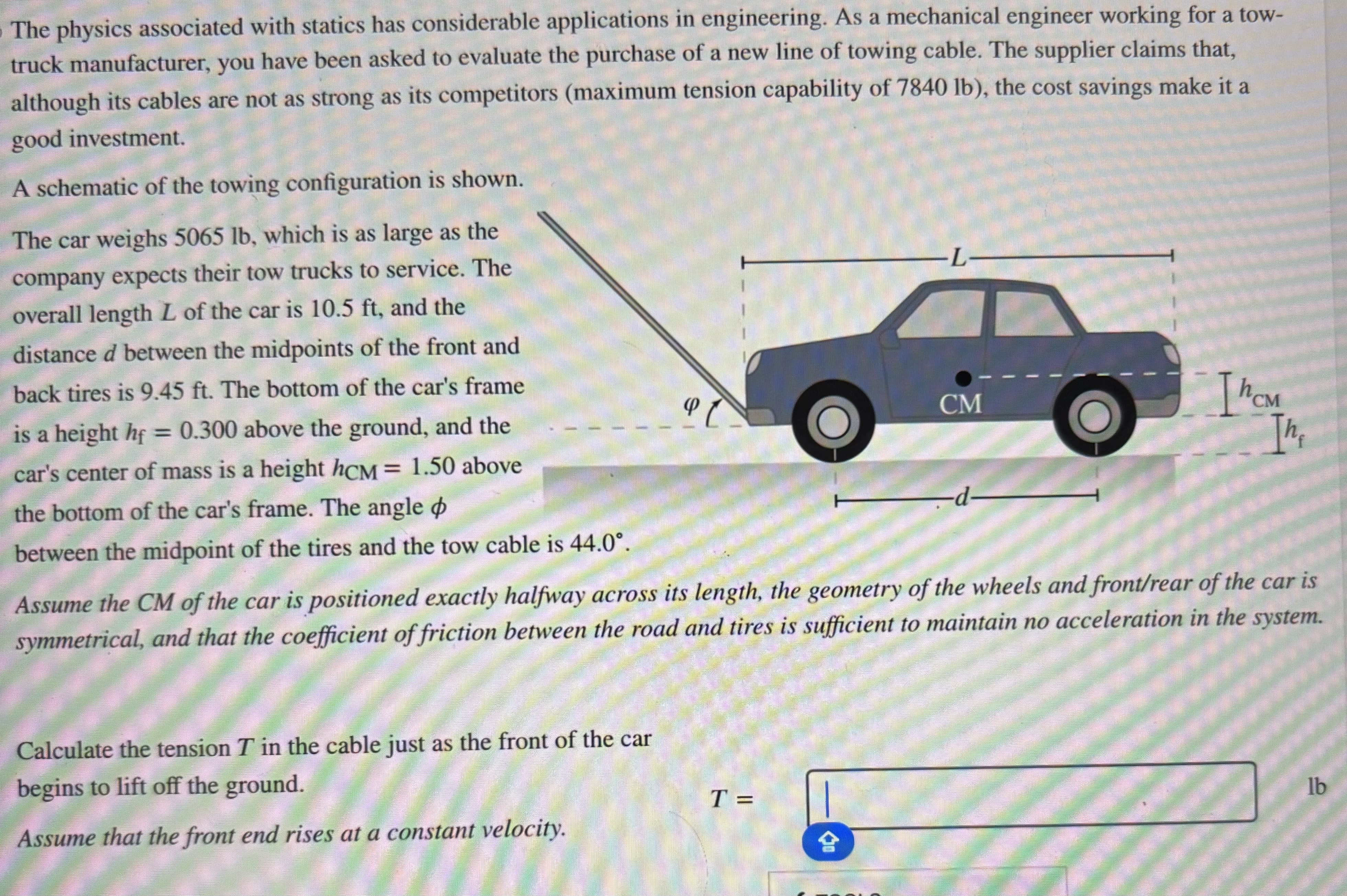 Help me solve this The physics associated with