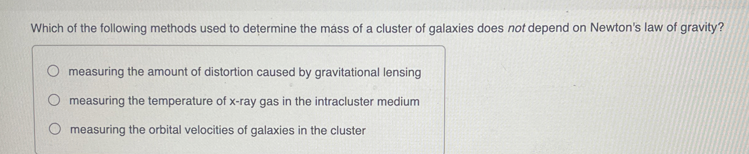 Which of the following methods used to determine