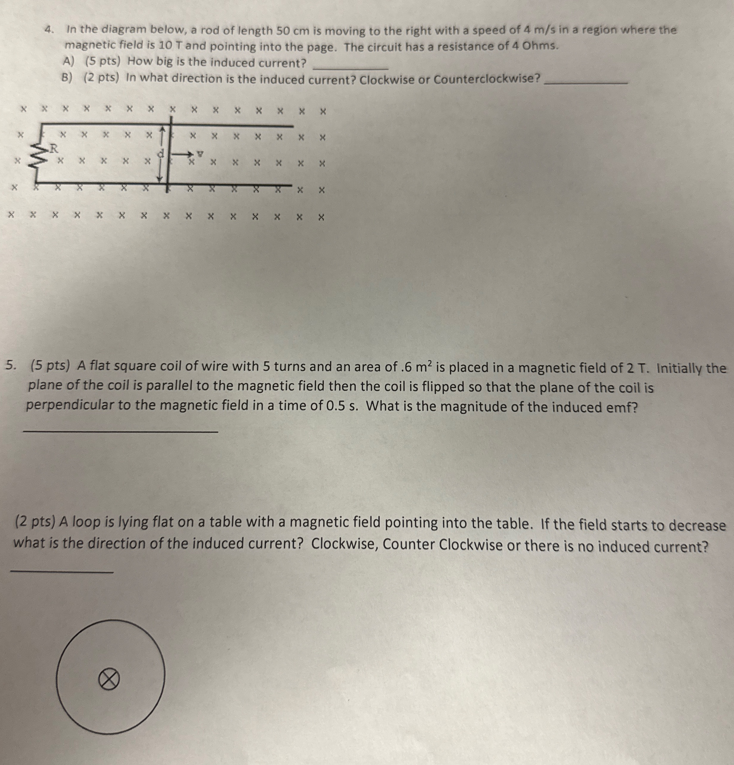In the diagram below, a rod of length 5 0 cm is