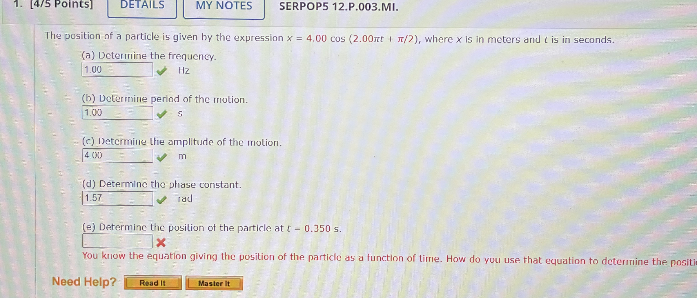 [ 4 / 5 Points ] SERPOP 5 1 2 . P . 0 0 3 . MI .