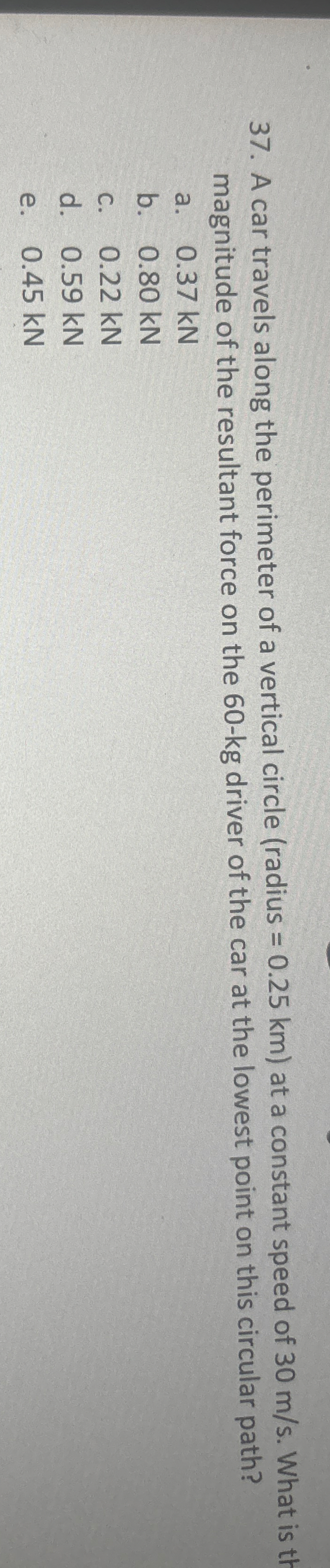 A car travels along the perimeter of a vertical