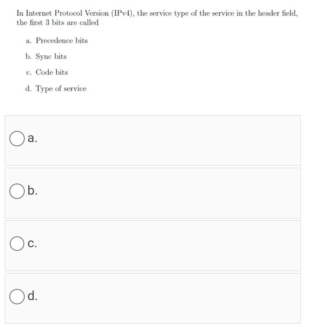 In Internet Protocol Version ( IPv 4 ) , the