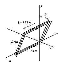 Show me the steps to solve: A rectangular coil of