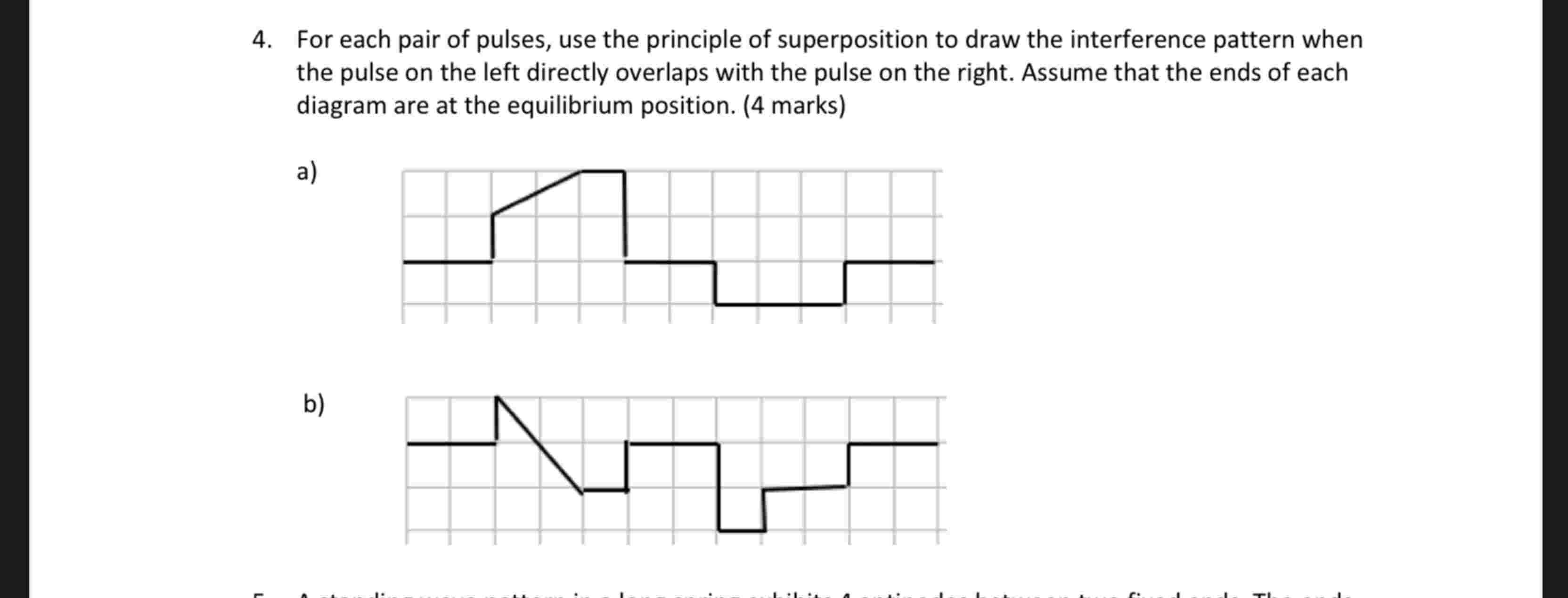 4 . For each pair of pulses, use the principle of