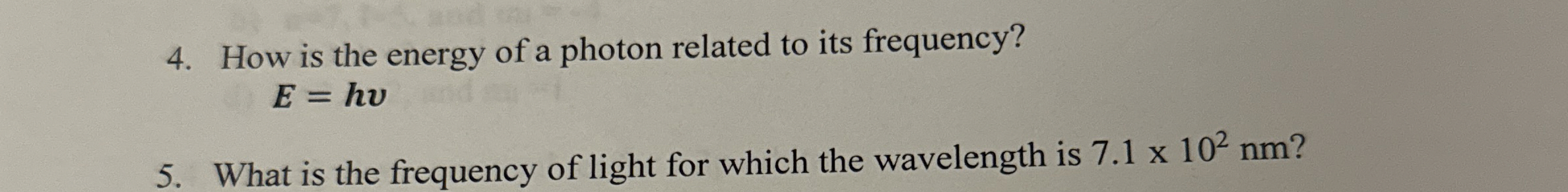 How is the energy of a photon related to its
