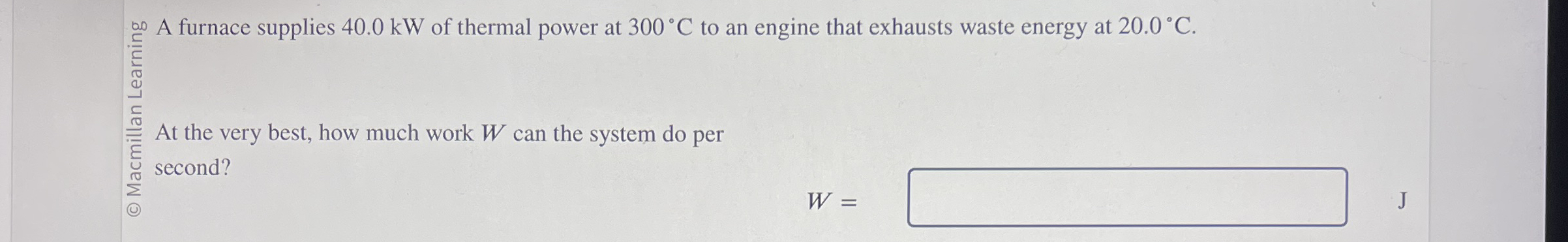 ? 0 A furnace supplies 4 0 . 0 kW of thermal