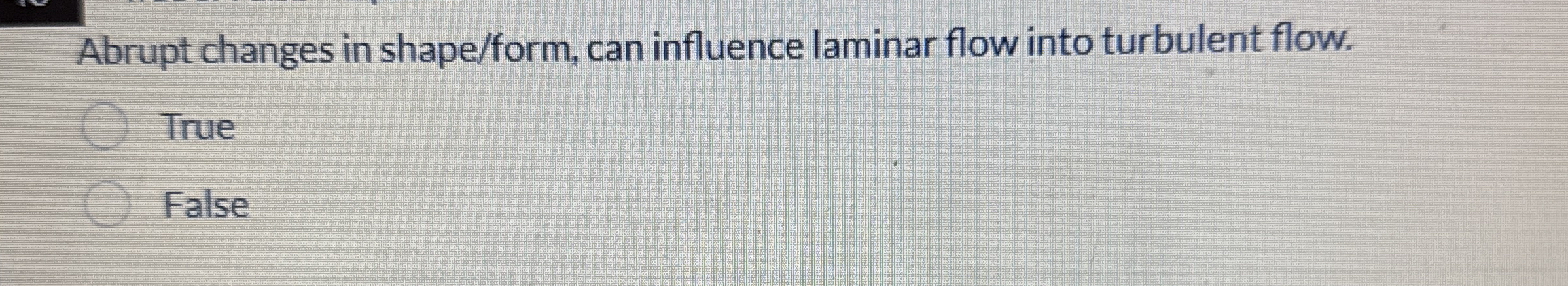 Abrupt changes in shape / form , can influence