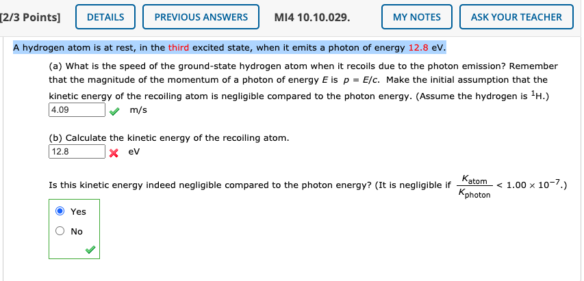 how to find the kinetic energy of the recoiling
