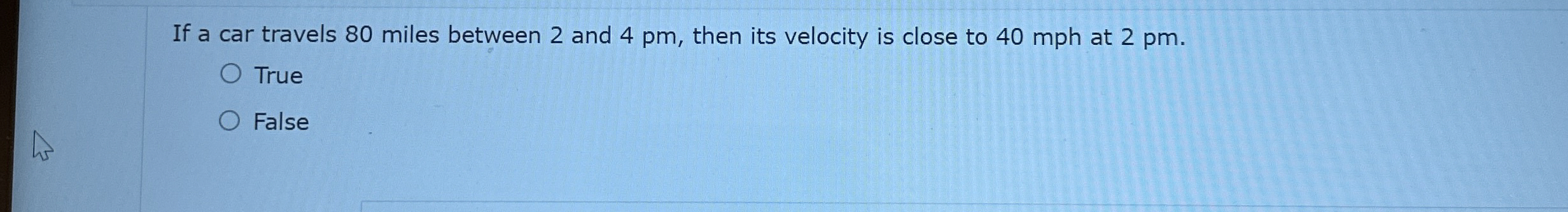 If a car travels 8 0 miles between 2 and 4 pm ,