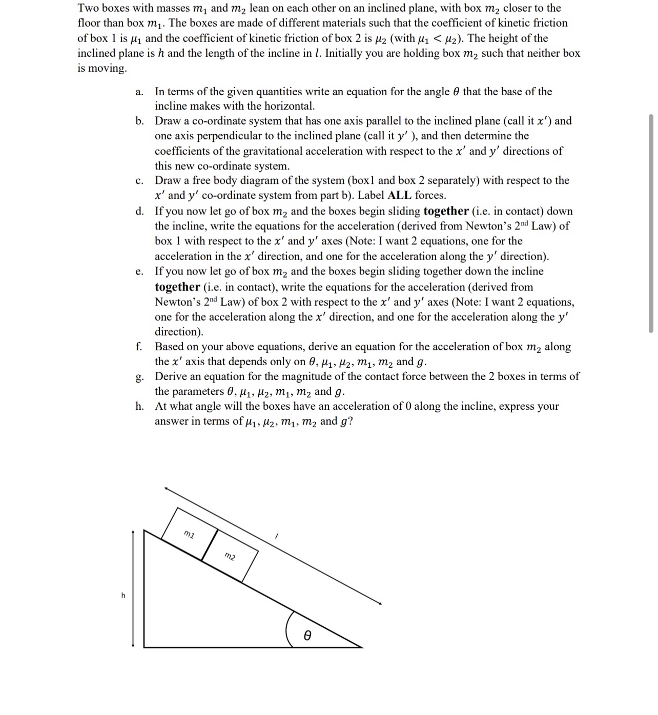 Answer all parts with full work showing. Two