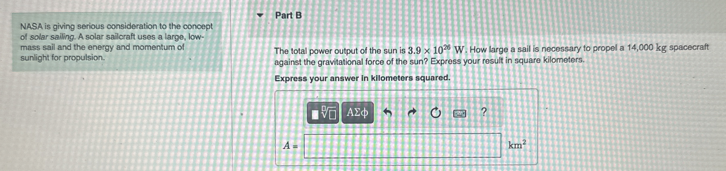 NASA is giving serious consideration to the