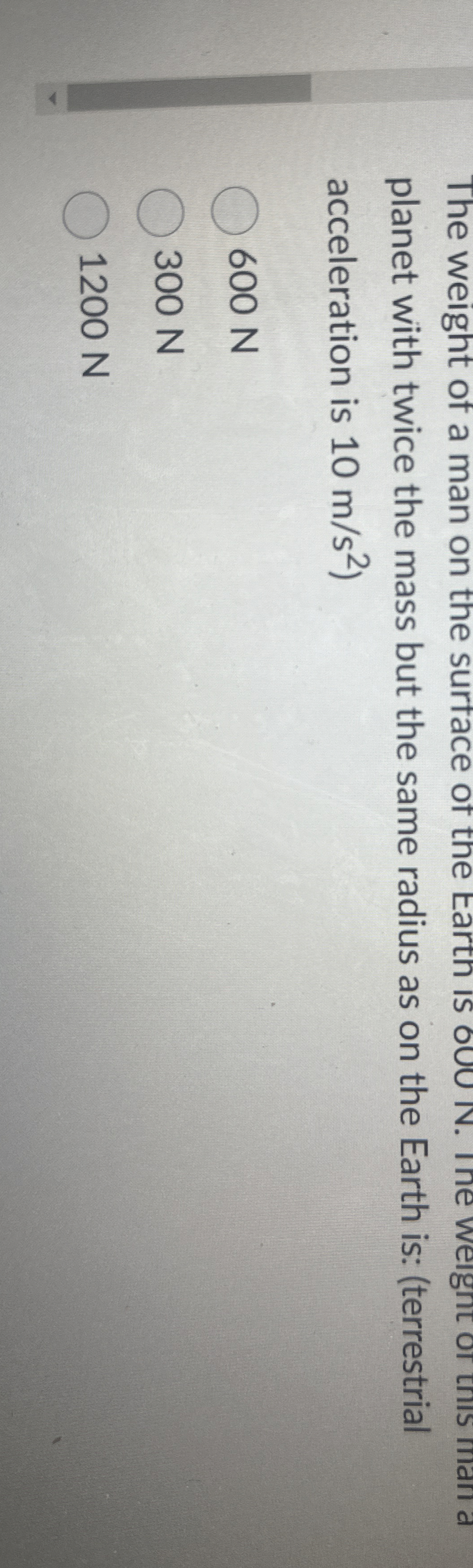 planet with twice the mass but the same radius as