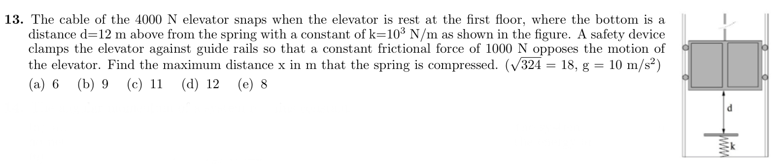 The cable of the 4 0 0 0 N elevator snaps when