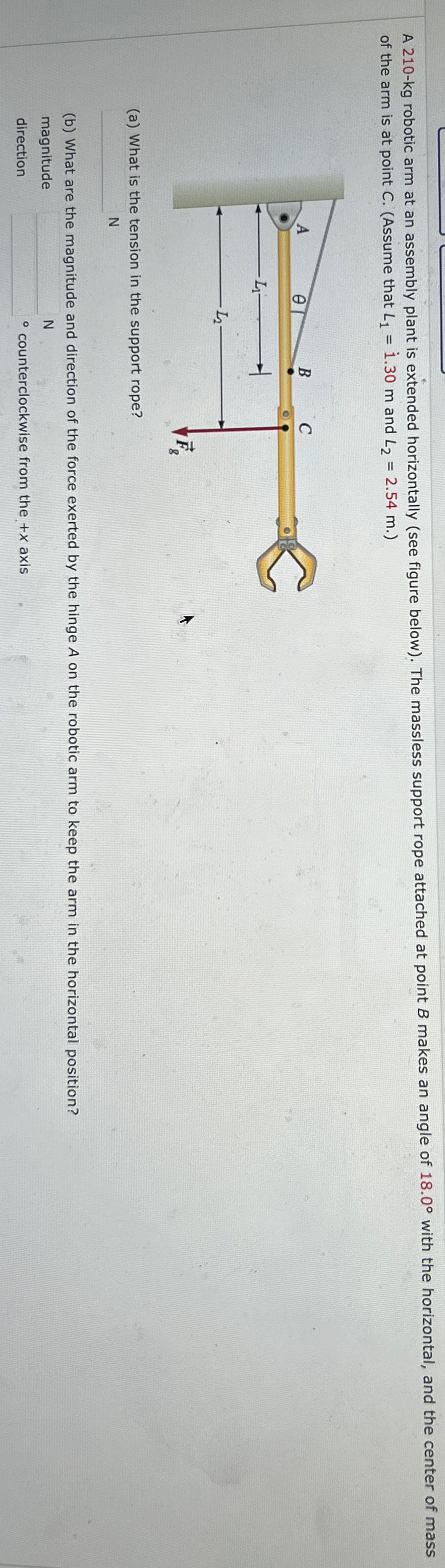 A 2 1 0 - k g robotic arm at an assembly plant is