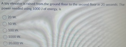 A toy elevator is raised from the ground floor to