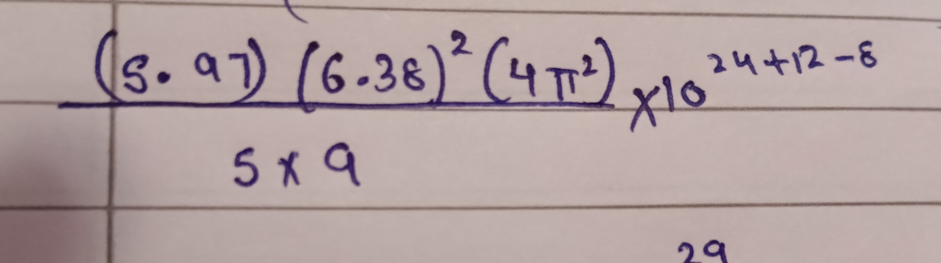 ( 5 . 9 7 ) ( 6 . 3 8 ) 2 ( 4 2 ) 5 9 1 0 2 4 + 1