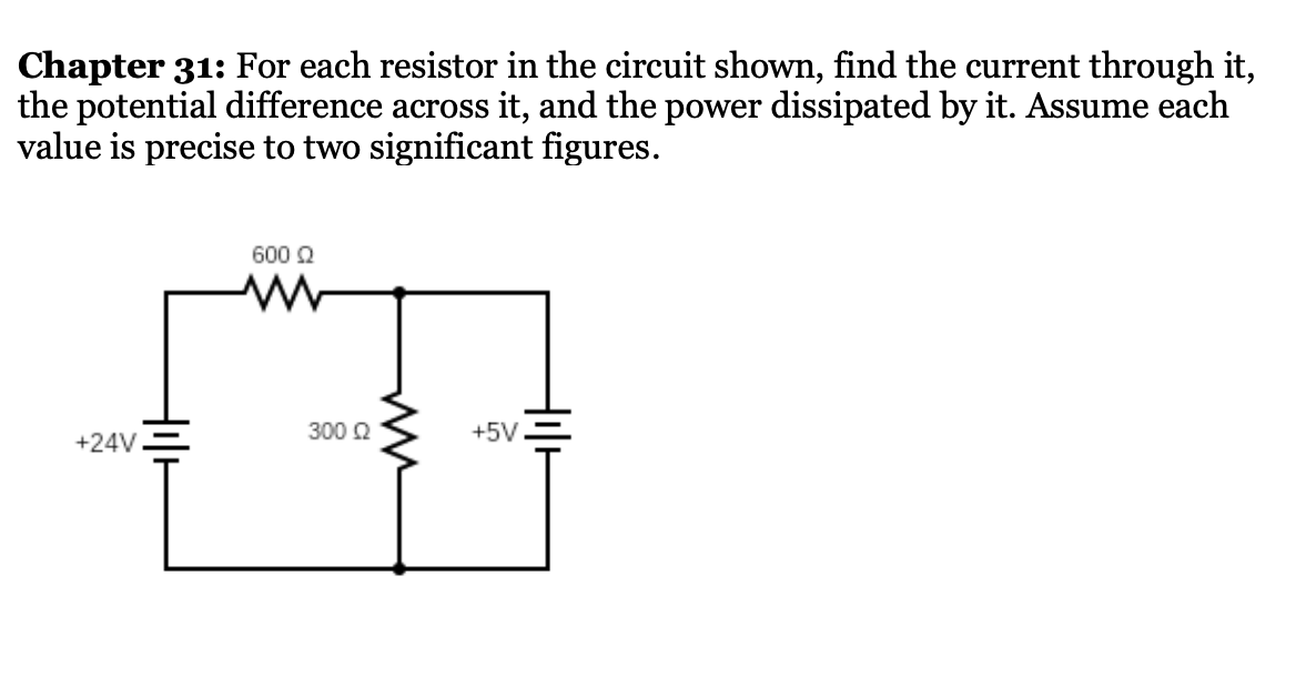 Chapter 3 1 : For each resistor in the circuit