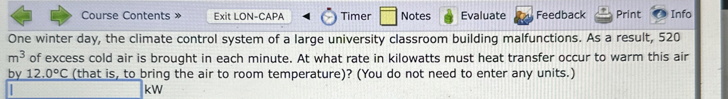 Course Contents Exit LON - CAPA Timer Notes