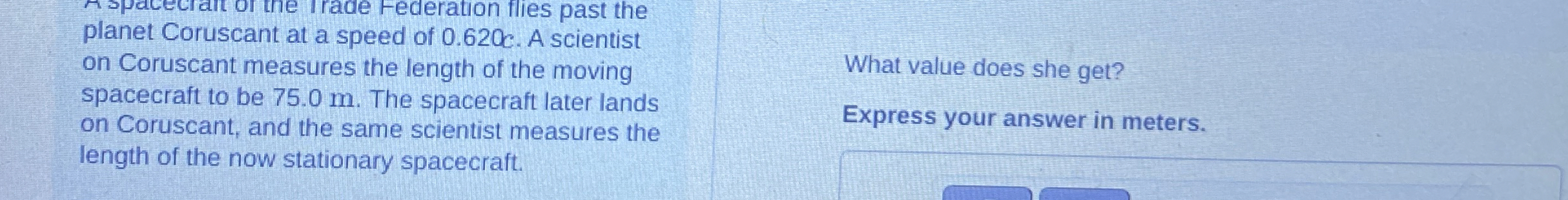 Aspaction flies past the planet Coruscant at a