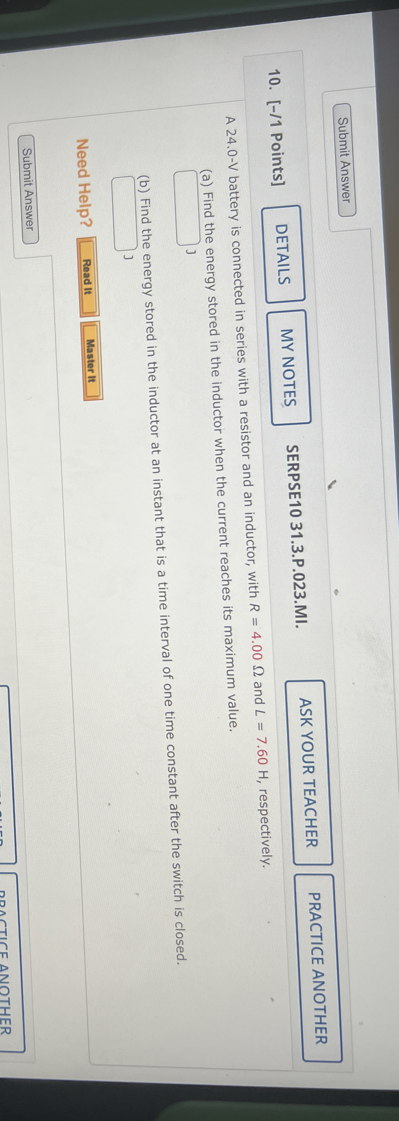 [ - / 1 Points ] SERPSE 1 0 3 1 . 3 . P . 0 2 3 .