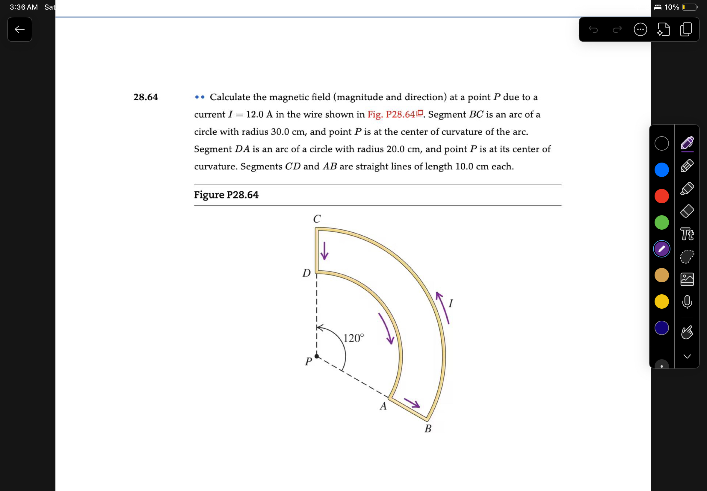 3 : 3 6 AM Sat 1 0 % 2 8 . 6 4 - Calculate the