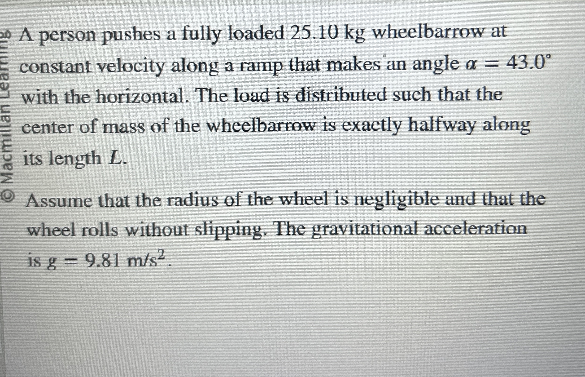 A person pushes a fully loaded 2 5 . 1 0 kg