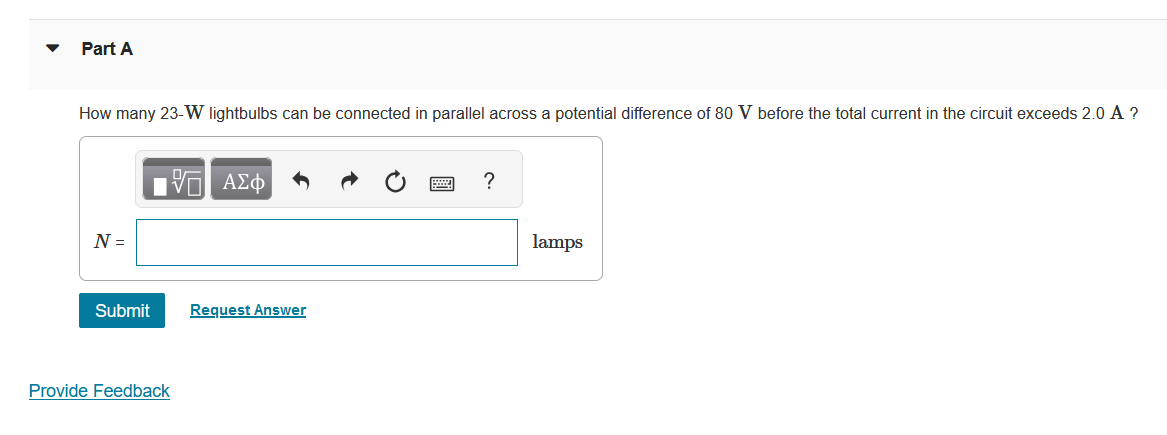 Part A How many 2 3 - W lightbulbs can be